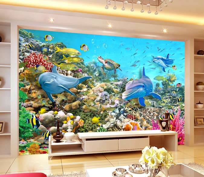 Corals And Fishes Wallpaper AJ Wallpaper 2 