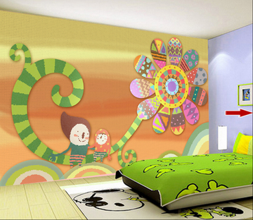 3D Flower Swing Wallpaper AJ Wallpaper 