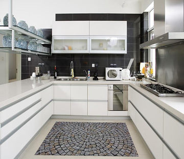 3D Stones Pattern Kitchen Mat Floor Mural Wallpaper AJ Wallpaper 