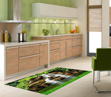 3D Creeks Lake 78 Kitchen Mat Floor Mural Wallpaper AJ Wallpaper 