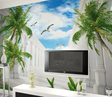 Seaside Corridor Wallpaper AJ Wallpaper 