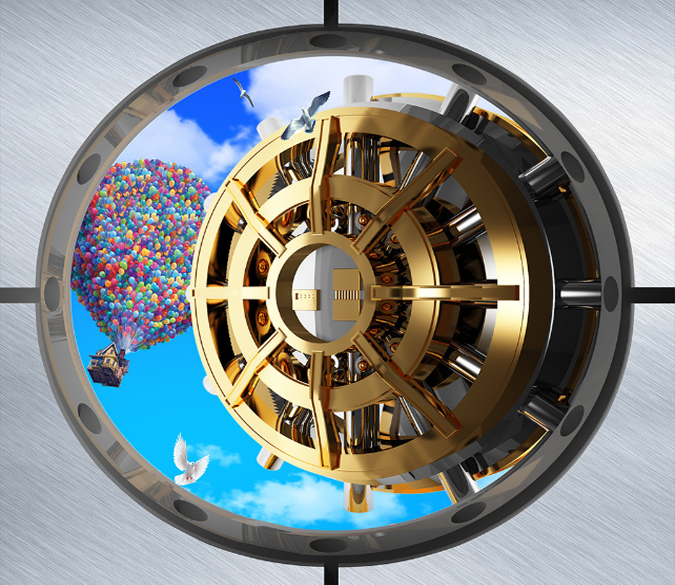 3D Sky Door Floor Mural Wallpaper AJ Wallpaper 2 