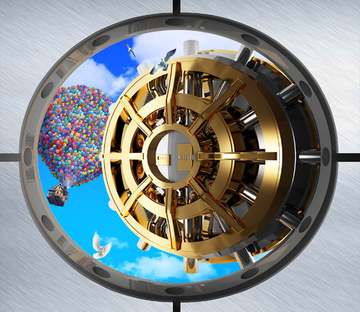 3D Sky Door Floor Mural Wallpaper AJ Wallpaper 2 