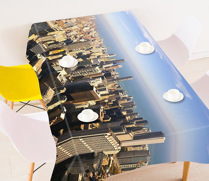 3D Sunny City 809 Tablecloths Wallpaper AJ Wallpaper 