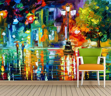 Raining Town Wallpaper AJ Wallpapers 