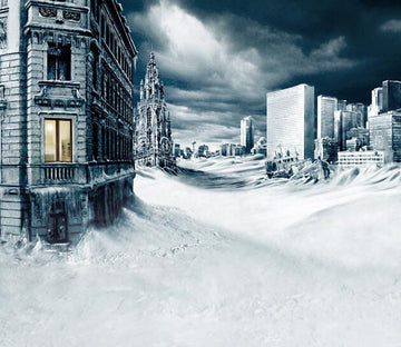 Snowcapped City Wallpaper AJ Wallpapers 