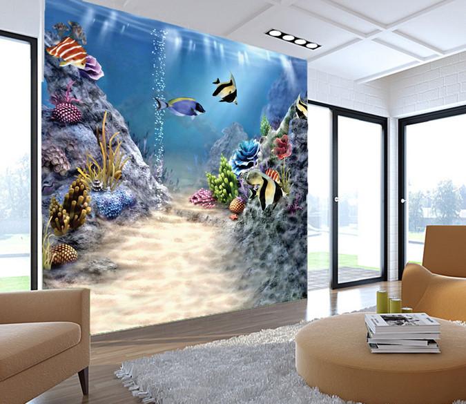 Colorful Sea Bottom Wallpaper AJ Wallpaper 