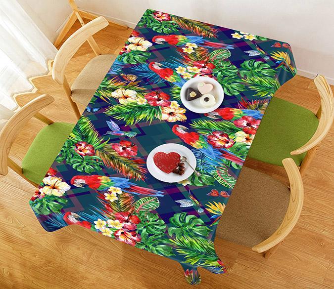 3D Flowers And Birds 574 Tablecloths Wallpaper AJ Wallpaper 