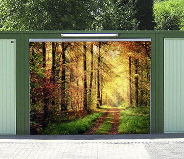 3D Forest Road Sunshine 23 Garage Door Mural Wallpaper AJ Wallpaper 