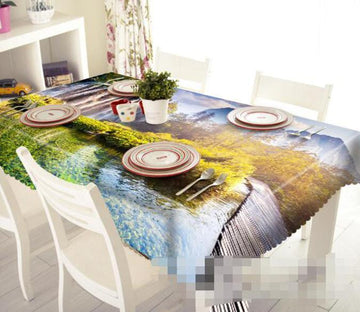 3D Lake Waterfalls 1217 Tablecloths Wallpaper AJ Wallpaper 