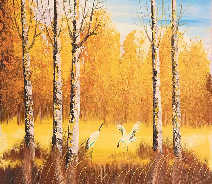 Wilderness Cranes Wallpaper AJ Wallpaper 
