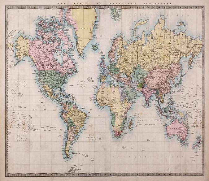 World Map 1 Wallpaper AJ Wallpaper 