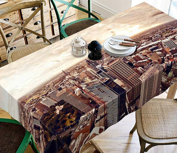 3D Metal City 475 Tablecloths Wallpaper AJ Wallpaper 