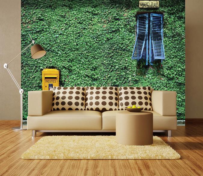 Green Plants Wall Wallpaper AJ Wallpaper 