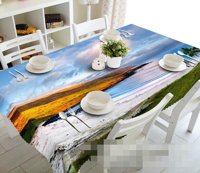 3D Sea Bay Scenery 1028 Tablecloths Wallpaper AJ Wallpaper 