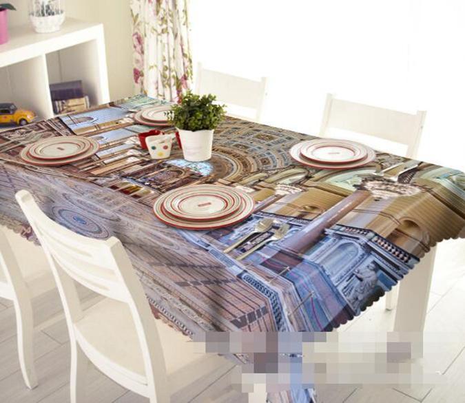 3D Pretty Palace 1266 Tablecloths Wallpaper AJ Wallpaper 