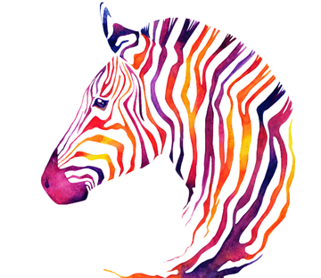 Chromatic Stripe Horse 1 Wallpaper AJ Wallpaper 