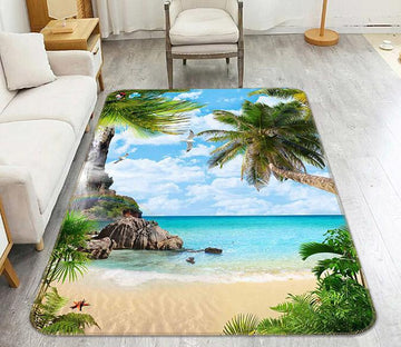 3D Tropical Sea 194 Non Slip Rug Mat Mat AJ Creativity Home 