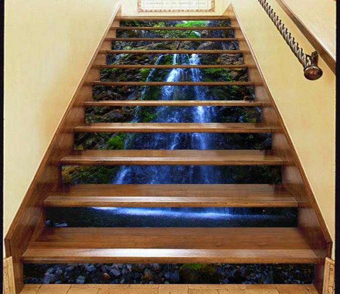3D Cascade 558 Stair Risers Wallpaper AJ Wallpaper 