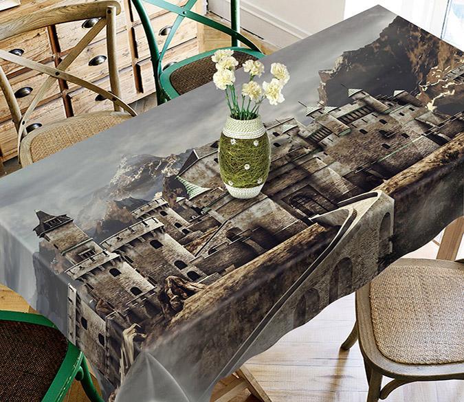 3D Ancient Castle 548 Tablecloths Wallpaper AJ Wallpaper 