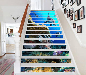 3D Pretty Ocean World 579 Stair Risers Wallpaper AJ Wallpaper 