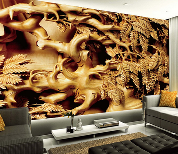 Exquisite Carving Tree Wallpaper AJ Wallpaper 