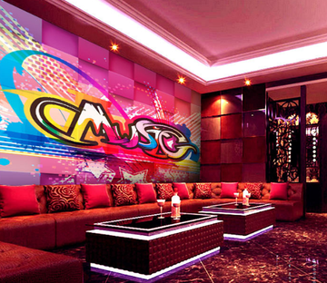 Colorful Music Wallpaper AJ Wallpaper 