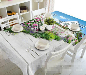 3D Garden Flowers 1315 Tablecloths Wallpaper AJ Wallpaper 