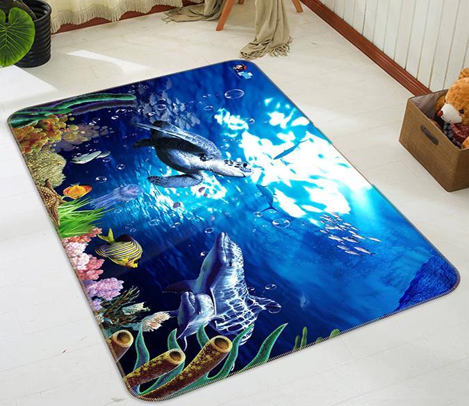 3D Ocean World 238 Non Slip Rug Mat Mat AJ Creativity Home 