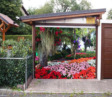 3D Pretty Flowers 120 Garage Door Mural Wallpaper AJ Wallpaper 