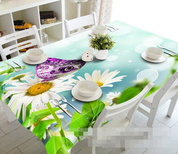 3D Flowers Butterfly 878 Tablecloths Wallpaper AJ Wallpaper 
