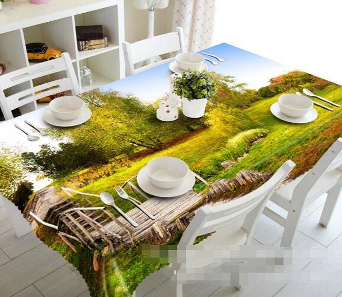 3D Garden Scenery 885 Tablecloths Wallpaper AJ Wallpaper 