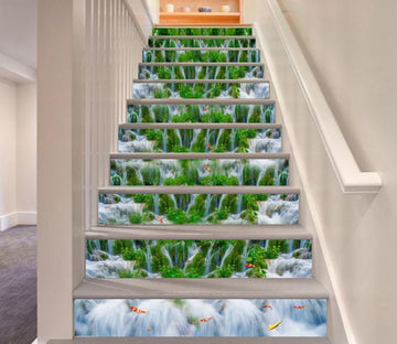 3D Streams Scenery 675 Stair Risers Wallpaper AJ Wallpaper 