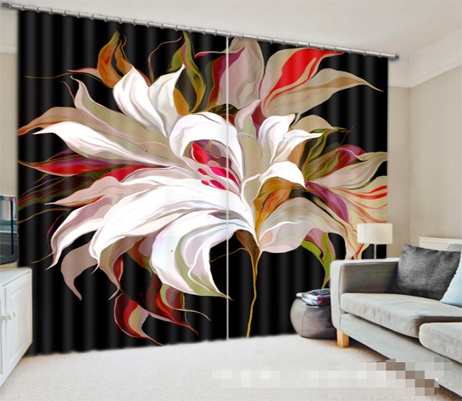 3D Pretty Flower 1299 Curtains Drapes Wallpaper AJ Wallpaper 
