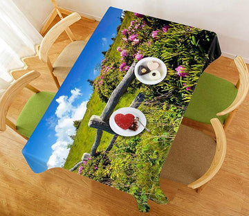 3D Grassland Flowers 413 Tablecloths Wallpaper AJ Wallpaper 
