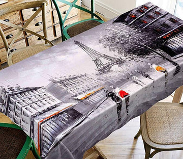 3D Paris Painting 555 Tablecloths Wallpaper AJ Wallpaper 
