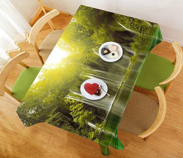 3D Forest Lake Streams 374 Tablecloths Wallpaper AJ Wallpaper 