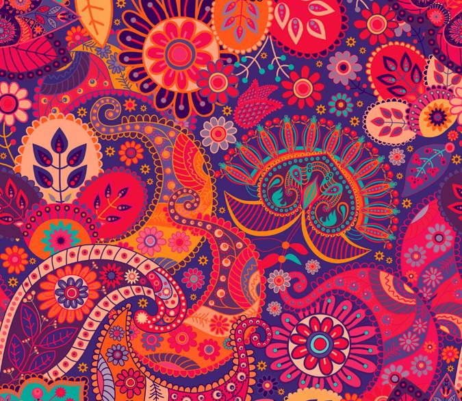 Bright Colors Florals Wallpaper AJ Wallpaper 