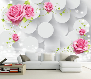 Dazzling Roses Wallpaper AJ Wallpaper 