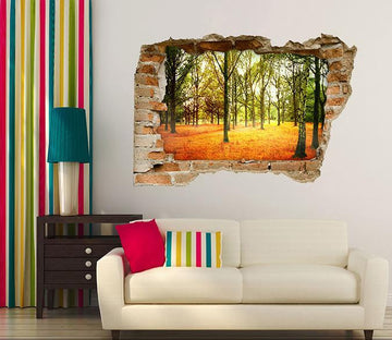 3D Trees 395 Broken Wall Murals Wallpaper AJ Wallpaper 