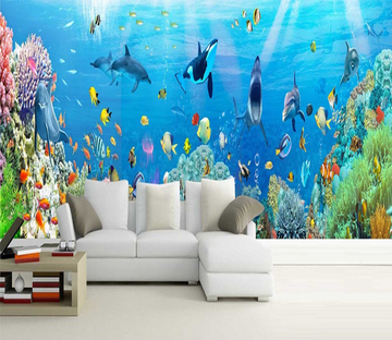 Colorful Ocean World Wallpaper AJ Wallpaper 