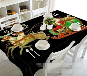 3D Santa Claus Carriage 1341 Tablecloths Wallpaper AJ Wallpaper 