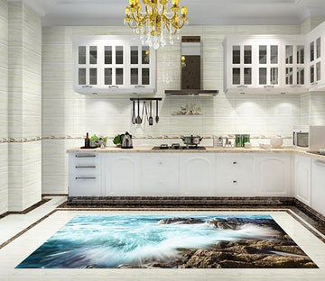3D Coast Waves 026 Kitchen Mat Floor Mural Wallpaper AJ Wallpaper 