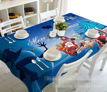 3D Busy Santa Claus 1494 Tablecloths Wallpaper AJ Wallpaper 