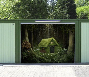3D Forest Grass House 333 Garage Door Mural Wallpaper AJ Wallpaper 