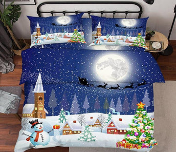 3D Christmas Eve 55 Bed Pillowcases Quilt Wallpaper AJ Wallpaper 