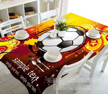 3D Football Pattern 1417 Tablecloths Wallpaper AJ Wallpaper 