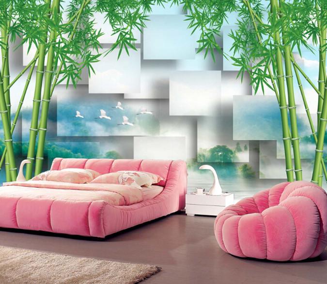 3D Bamboo Forest Stereo Wallpaper AJ Wallpaper 1 