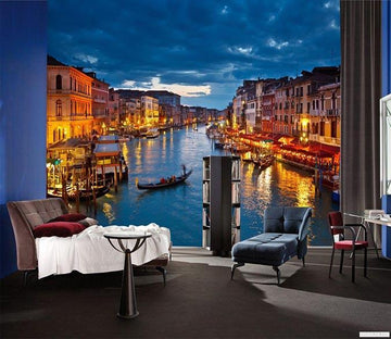 3D River Boat Lights 719 Wallpaper AJ Wallpaper 