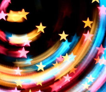 Colored Stars Beams Wallpaper AJ Wallpaper 